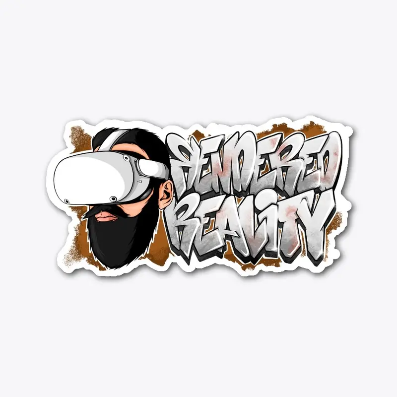 Die Cut Sticker, Bearded RR