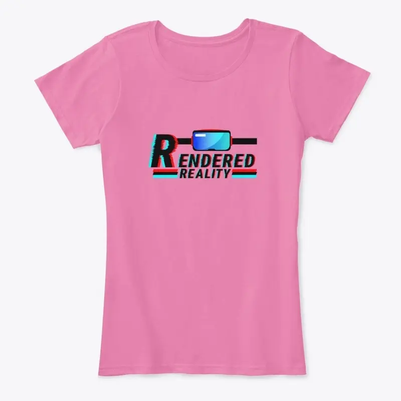 Womens 3D RR logo tee